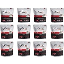 Al-Kar Ticaret Felicia Pouch Yaş Kedi Maması, Kuzu Etli, Tahılsız, Yetişkin, (12 x 85 Gr)