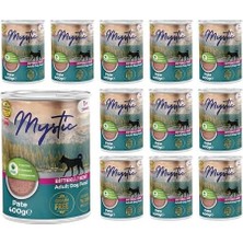 Al-Kar Ticaret Mystic Yetişkin Köpek Biftekli Pate 400 gr x 12 Adet