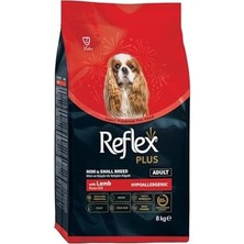 Al-Kar Ticaret Reflex Plus Kuzu Etli ve Pririnçli Yetişkin Küçük Irk Köpek Maması - 8 kg