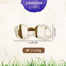 Al-Kar Ticaret 8in1 Delights Beef S Boy Sığır Etli Kemik, 35 gr Köpek Ödülü