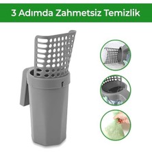 Al-Kar Ticaret Gobypet Always The Best Hazneli Kedi Kumu Küreği Rulo Çöp Poşeti, Çöp Poşeti Hazneli Kedi Kumu Küreği, Yeni Nesil Kedi Kumu Küreği, Hazneli Kedi Kumu Küreği (Mor)
