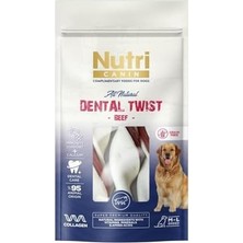 Al-Kar Ticaret Nutri Canin Dental Twist Sığır Etli Köpek Ödülü M-L 120 gr