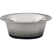 Al-Kar Ticaret Köpek Mama Su Kabı, Paslanmaz Çelik, 11CM, 180ML
