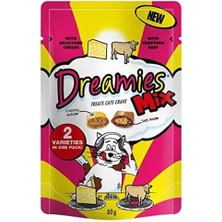 Al-Kar Ticaret Dreamies Kuru Kedi Ödül Maması, Sığırlı ve Peynirli, 60 G
