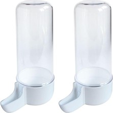 Al-Kar Ticaret Kuş Sulukları, Büyük Gaga Suluk 200 Ml, Beyaz x 20 Adet (2 Paketi)