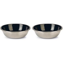 Al-Kar Ticaret Kedi Mama Su Kabı Siyah, 13CM, 350ML (2 Paketi)