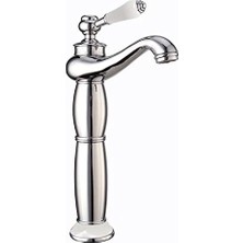 Mabelme Yüksek Çanak Rustik Lavabo Bataryası KSL100