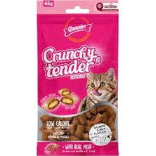 Al-Kar Ticaret Gnawlers Crunchy Somonlu ve Sütlü Prebiotik Destekli Kedi Ödül Maması 65GR