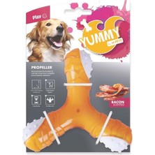 Al-Kar Ticaret Yummy Propeller Et Aromalı Kauçuk Köpek Oyuncağı