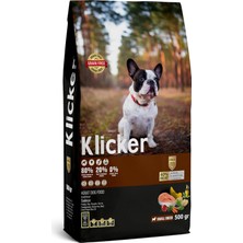 Al-Kar Ticaret Klicker Tahılsız Yetişkin Köpek Maması Mini Irk Somonlu 500GR
