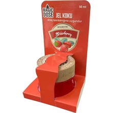 Mabelme Dekoratif Ahşap Kapaklı Jel Koku Strawberry 50 ml