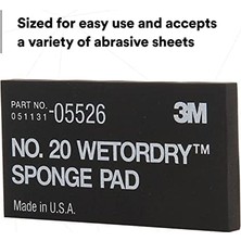 Al-Kar Ticaret 3m 05526 Wetordry 2-3/4" x 5-1/2" x 3/8" Sponge Pad 20