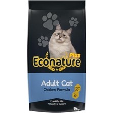 Al-Kar Ticaret Econature Plus Tavuklu Yetişkin Kedi Maması 15KG