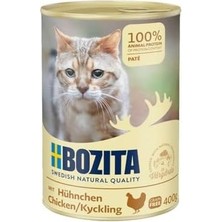 Al-Kar Ticaret Bozita Tavuk Etli Pate Kedi Konservesi 400 gr