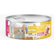 Al-Kar Ticaret Bio Petactive Nutritive Life Yavru Kediler Için Tavuklu Konserve Yaş Kedi Maması (24 x 80 Gr)