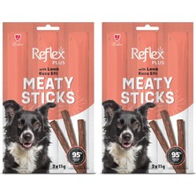 Al-Kar Ticaret Reflex Plus Yetişkin Köpek Çubuk Ödül Maması Kuzu Etli 33 gr 2li Paket