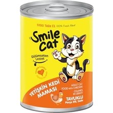 Al-Kar Ticaret Smile Cat Konserve Yetişkin Kedi 400GR Tavuklu Mama
