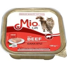 Al-Kar Ticaret Mio 100 gr Kedi Yaş Mama, Dana Etli x 32 Adet