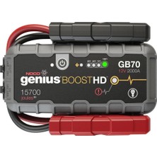 EstoreBox Noco Genius GB70 12V 2000AMP Ultrasafe Lityum Akü + + LED Lamba