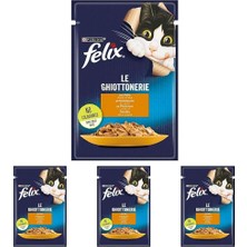 Al-Kar Ticaret Felix Tavuklu Yetişkin Kedi Konservesi Pouch 85 gr (4 Paketi)