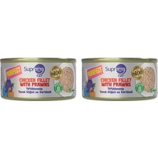 Al-Kar Ticaret Supreme Cat Purrfect Tiftiklenmiş Tavuk Göğsü ve Karidesli Konserve Kedi Maması 70 gr (2 Paketi)