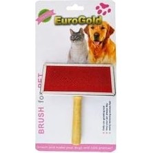Al-Kar Ticaret Eurogold Kedi/köpek Tahta Saplı Fırça Large