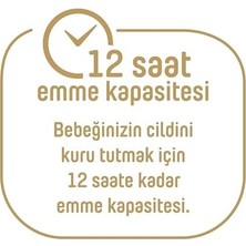 Al-Kar Ticaret Pure Baby Organik Pamuklu Cırtlı Bez 4'lü Paket 1 Numara Yenidogan 256 Adet