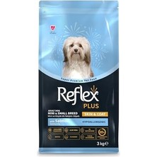 Al-Kar Ticaret Reflex Plus Skin ve Coat Somonlu Mini ve Küçük Irk Yetişkin Köpek Maması 3 kg
