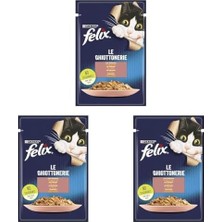 Al-Kar Ticaret Felix Somonlu Kedi Yaş Mama 85 gr (3 Paketi)