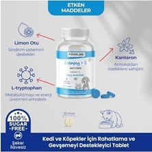 Al-Kar Ticaret Foodline 75 Tablet, Kedi ve Köpekler Için (Calming +S)