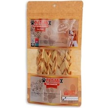 Al-Kar Ticaret Örgü Kuzu Deri 100G Çiğneme Kemikleri Köpek Ödülü