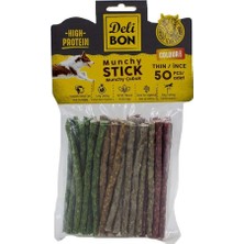 Al-Kar Ticaret Doggie Delibon Deriden Munchy Çubuk Karışık Renk, THINX50PCS, Çok Renkli