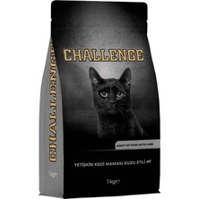 Al-Kar Ticaret Challenge Kuzu Etli Yetişkin Kedi Maması 1 kg