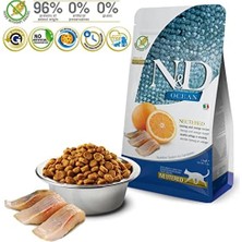 Al-Kar Ticaret N&d Ocean Kuru Kedi Maması, Ringa Balığı ve Portakallı, Kısırlaştırılmış, Yetişkin, 1.5 kg