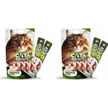 Al-Kar Ticaret Eurogold Cat Sıvı Kedi Ödülü Tavuk - Ciğer 5X15 gr 2li Paket