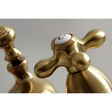 Mabelme KS3607AX Restorasyon 10,16 cm Ortaya Monte Lavabo Musluğu, Pirinç