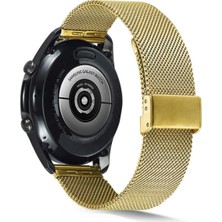 Mabelme Gear S3 Ile Uyumlu Krd, 45 22MM Metal Kordon