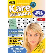 Maxi Yayıncılık Maxi Kare Bulmaca 28