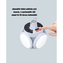 Sepetink 360 Derece Katlanabilir Solar LED Aydınlatma Çadır Lambası