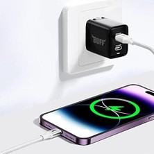 Al-Kar Ticaret Buff BL71 USB To Lightning 2.4A 1.2m Örgülü Data ve Şarj Kablosu (Beyaz)