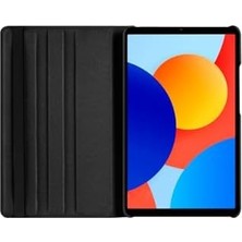 Mabelme - Pad Se 8.7 Inç 2024 ile Uyumlu Tablet Kılıfı Kapaklı Standlı 360 Dönebilen Tam Koruma Kapak - Siyah