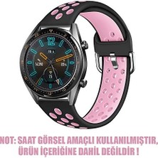 Mabelme Gt Sport Sport Band Için Kordon Siyah Pembe