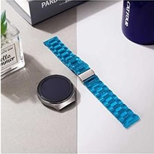 Mabelme - ile Uyumlu Galaxy 42MM Kordon 20MM Şeffaf Baklalı Kordon