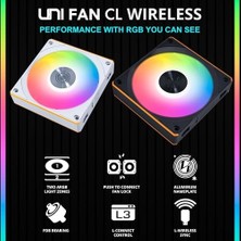 Mabelme Li Unı Fan cl Wireless 120 Beyaz Kasa Fanı (G99.12CL1W1W.00)