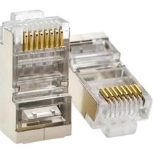 Mabelme Plus PX-CAT660 Metal Cat6 Jak, Metal Konnektör, Cat6 Metal 100 Lü Paket