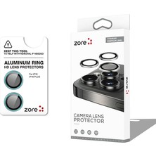Mabelme Zore Ile Uyumlu 16 16 Plus Cl-12 Premium Safir Parmak Izi Bırakmayan Anti-Reflective Kamera Lens Koruyucu Açık Yeşil