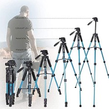 Mabelme Profesyonel Zomei Q111 Taşınabilir 5kg Taşıma Kapasiteli 139,7CM Alüminyum Mavi
