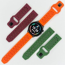 Mabelme ile Uyumlu Air Loop 22MM Kordon Gt6/gt6 Pro/gt5/gt5 Pro/gt4/gt3/gt3 Pro/gt2/gt2 Pro 46MM Için Pin-And- Toka Gt6 Pro Kordon Yumuşak Doku Nefes Alabilen Delikli Gt6 Kordonu