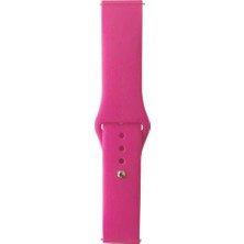 Mabelme (4955) Powder Band Serisi 22MM Klasik Kordon Silikon Strap Kayış- Powder Gear S3 ile Uyumlu