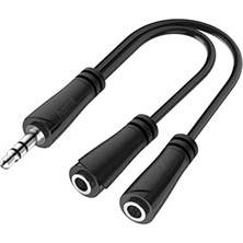 Mabelme Adaptör 3.5mm Fiş - 2x3.5mm Soket